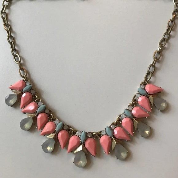 J.CREW EUC CRYSTALS STATEMENT NECKLACE - Picture 2 of 5